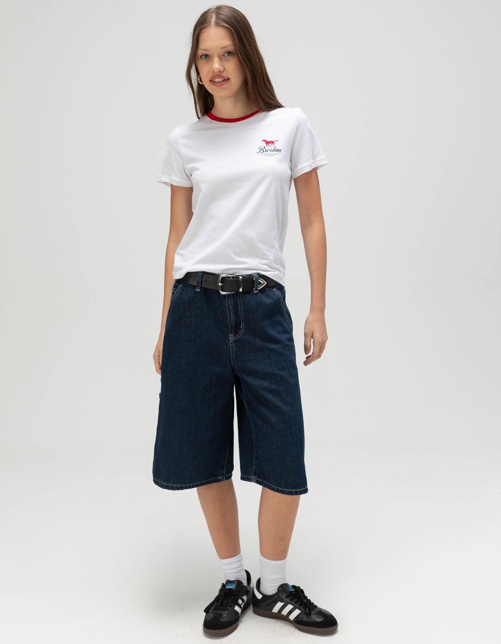 BRIXTON Leisure Activity Womens Fitted Tee - WHITE Product Image