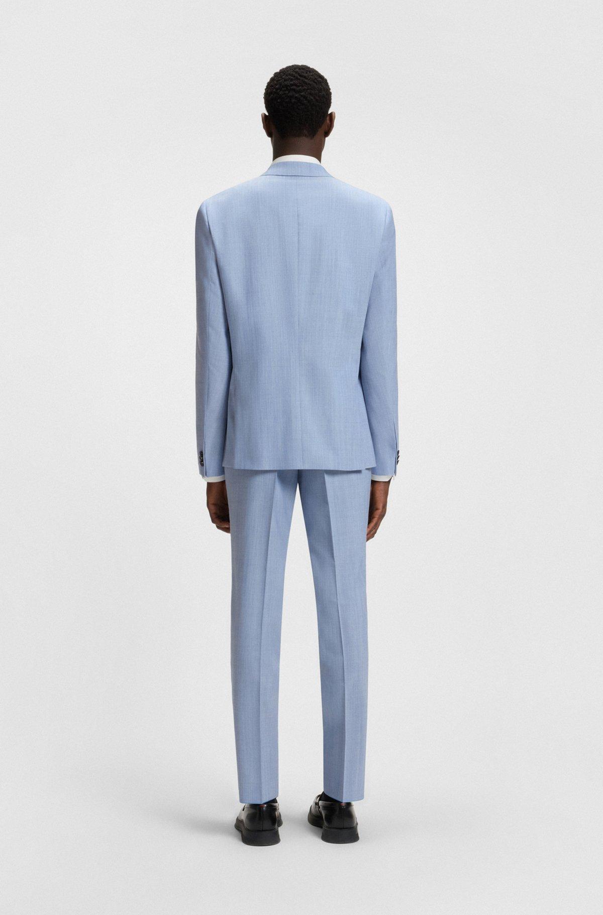 Extra-slim-fit blazer in a melange wool blend Product Image