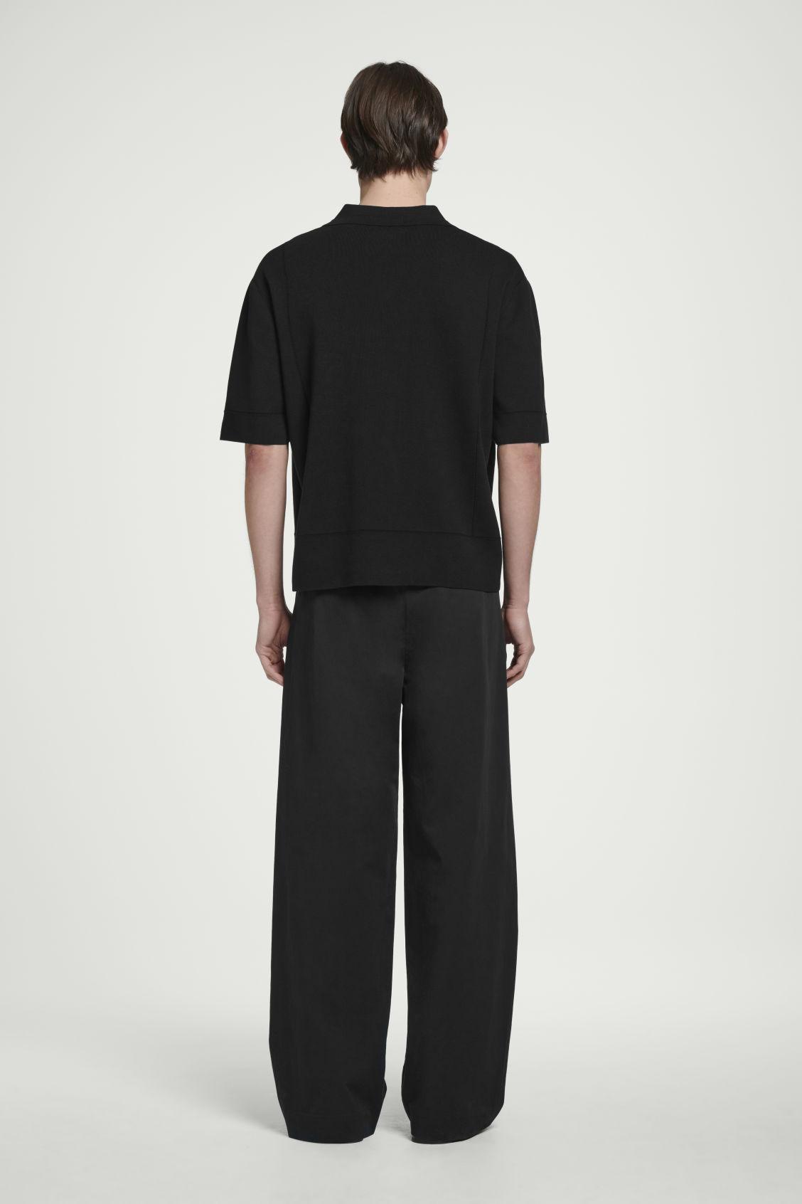 POINTELLE-KNIT COTTON SHIRT Product Image