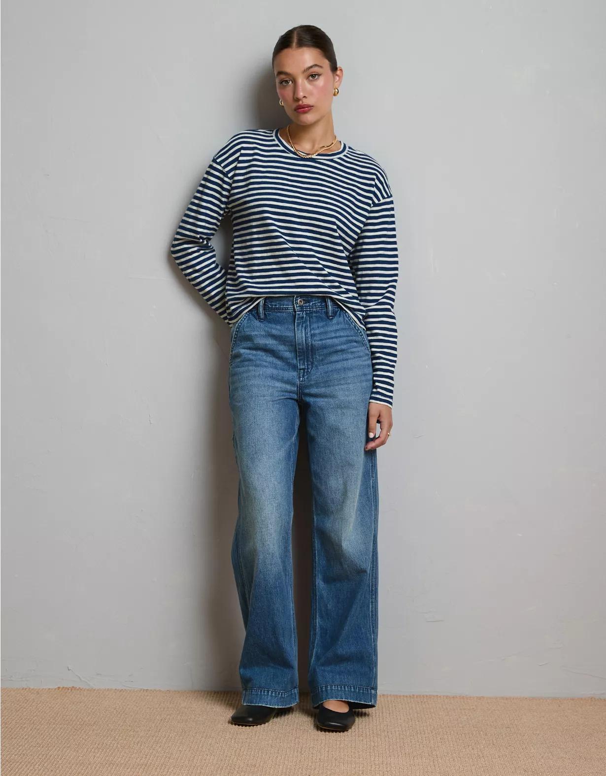 AE77 Premium Stovepipe Carpenter Jean Product Image