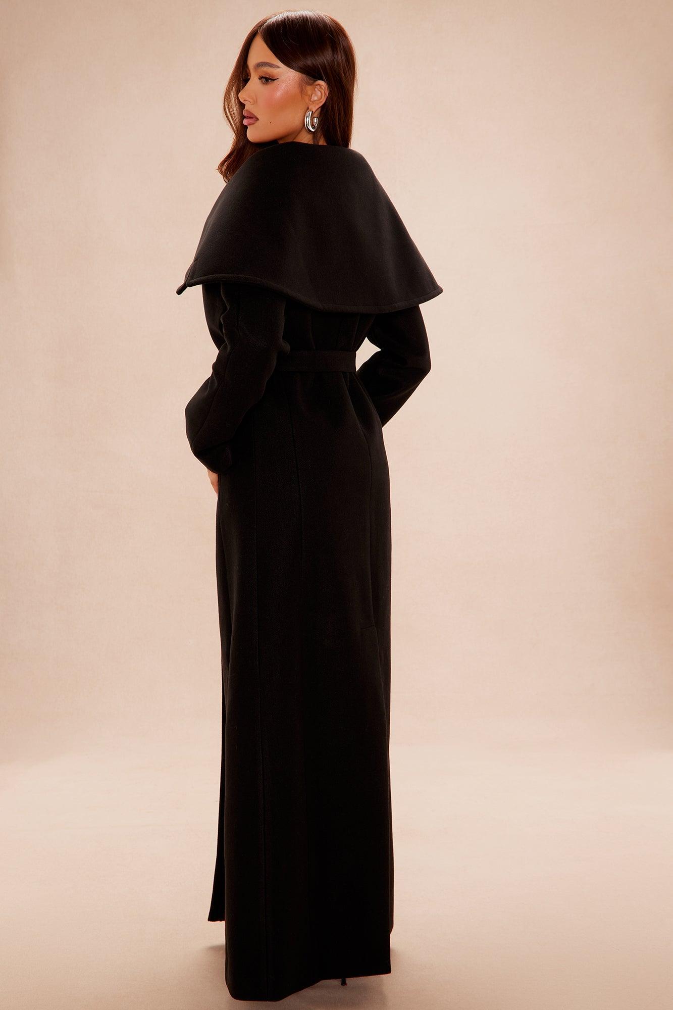 Martina Wool Coat - Black Product Image