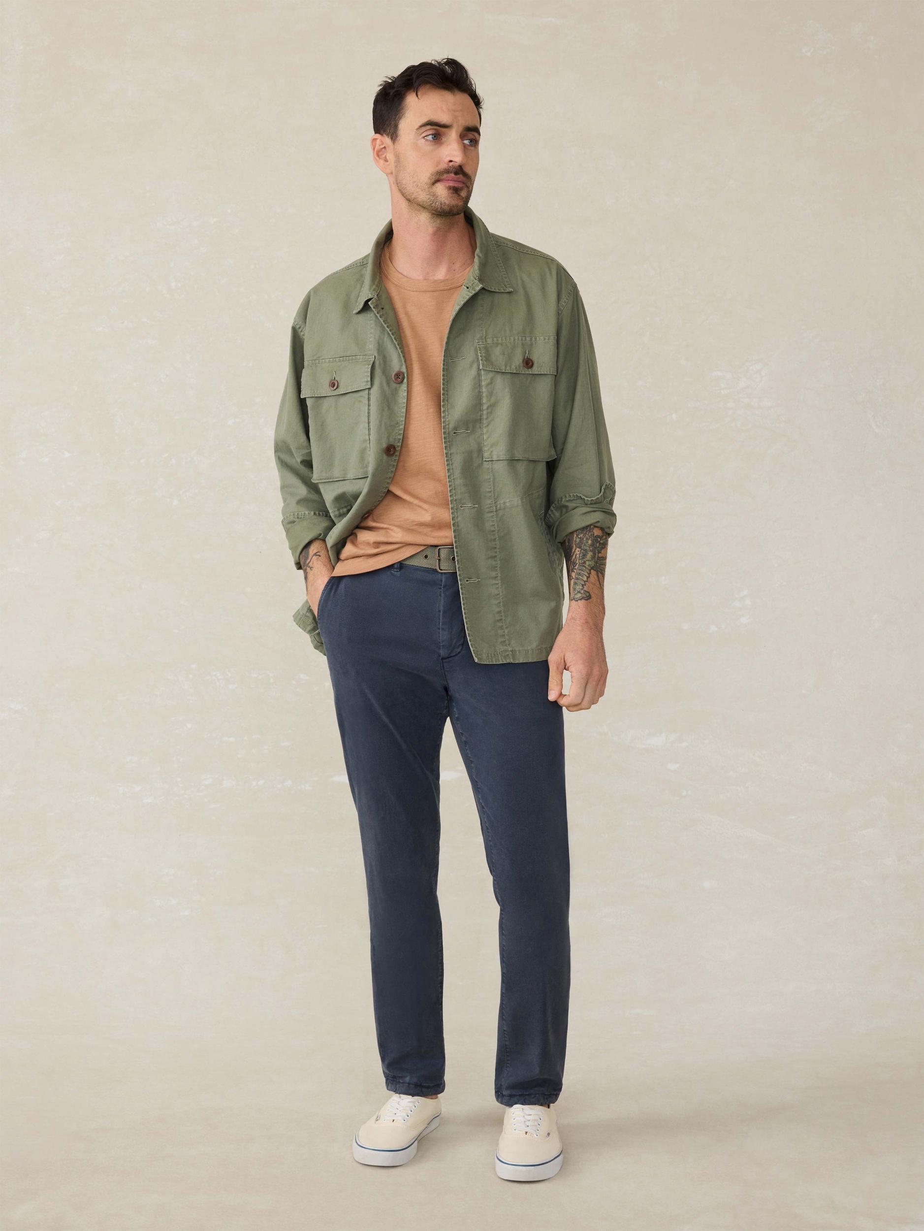 Commander Shirt Jacket - Spring Forest Male Product Image