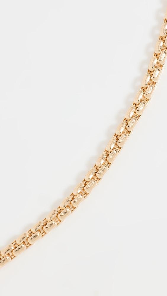 Zoe Chicco 14k Gold Small Box Chain Bracelet | Shopbop Product Image