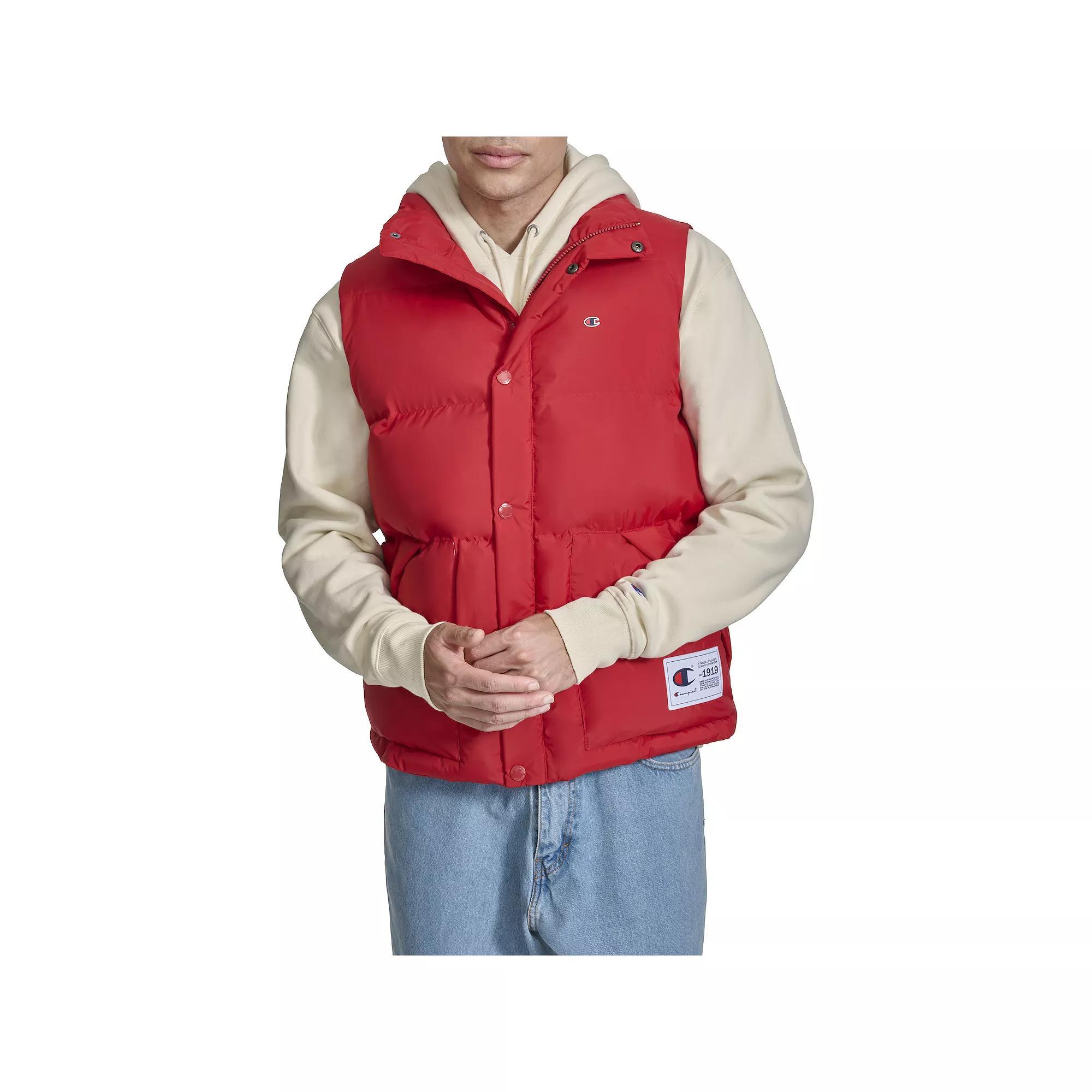 Men's Champion® Puffer Vest, Size: XXL, Rain Green Product Image