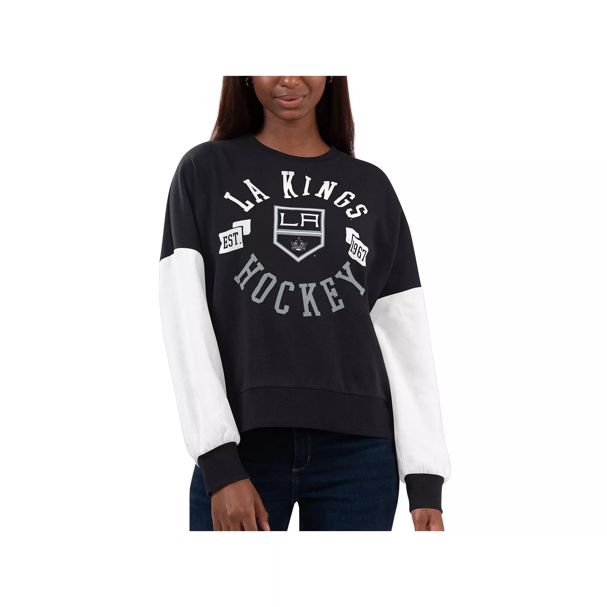 Womens G-III 4Her by Carl Banks Black Los Angeles Kings Team Pride Pullover Sweatshirt Product Image