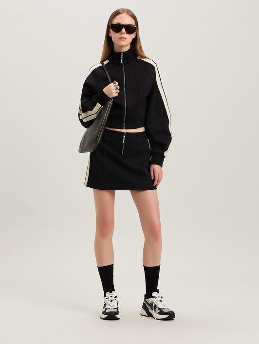 Neoprene mini track Skirt Product Image