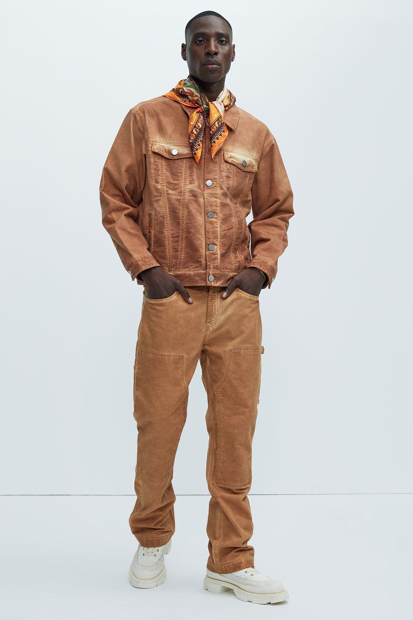 Deker Carpenter Flare Pants - Brown Product Image