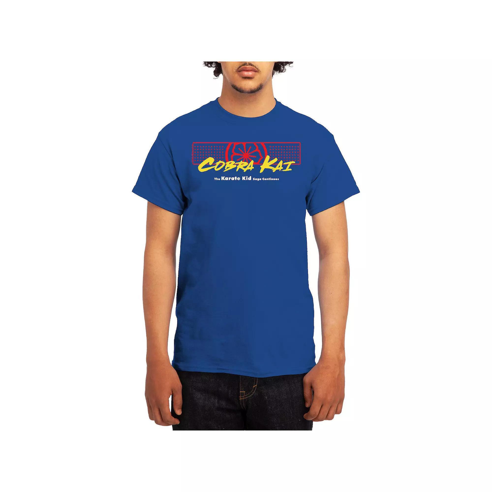 Men's Cobra Kai The Saga Continues Graphic Tee, Size: Large, White Product Image