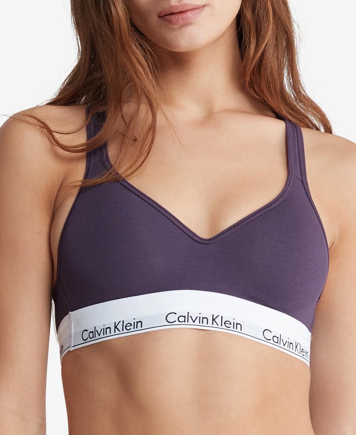 Calvin Klein Modern Cotton Padded Bralette QF1654, Women's, Size: Large, Black Product Image