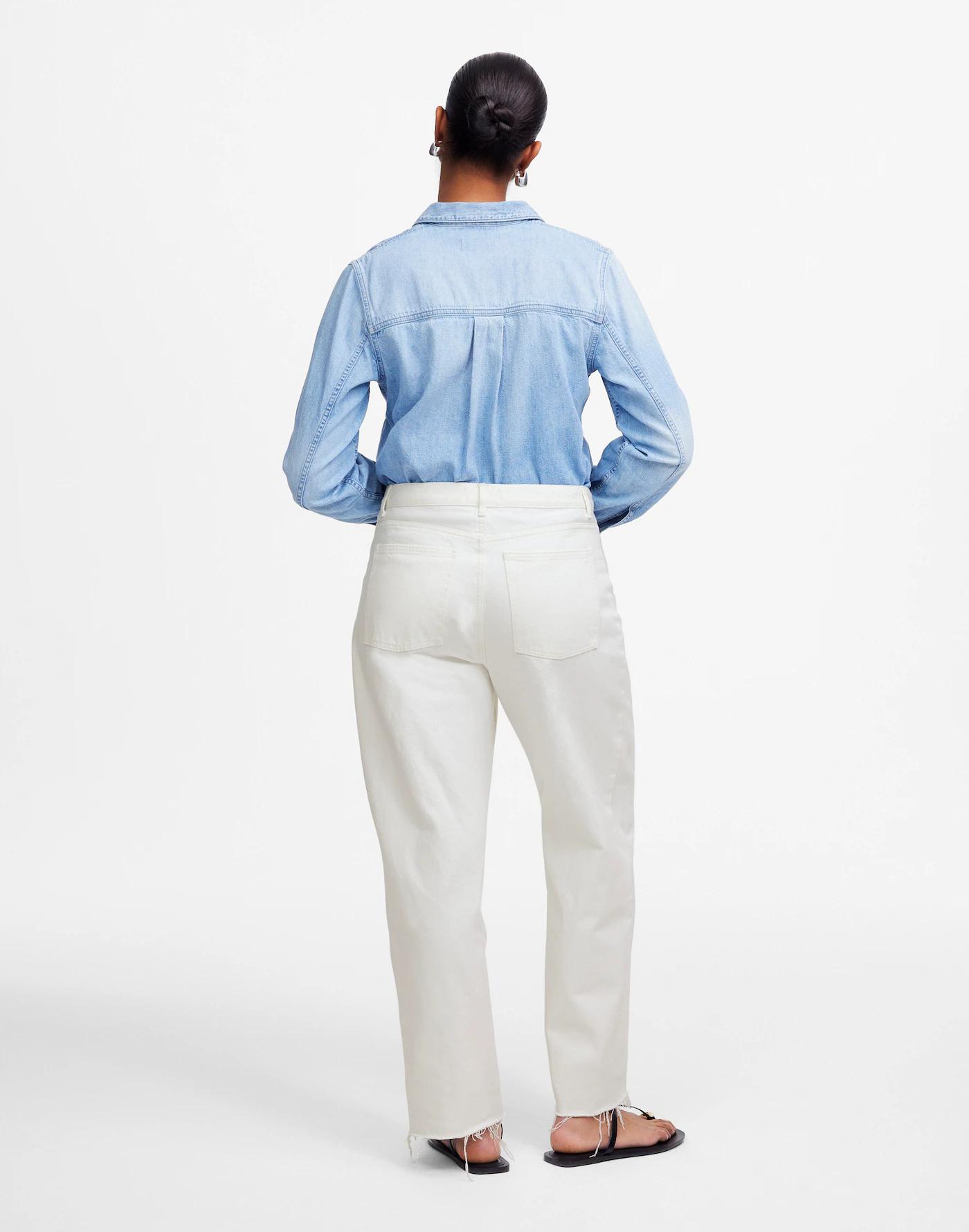 The Curvy Pieced Barrel-Leg Jean Product Image