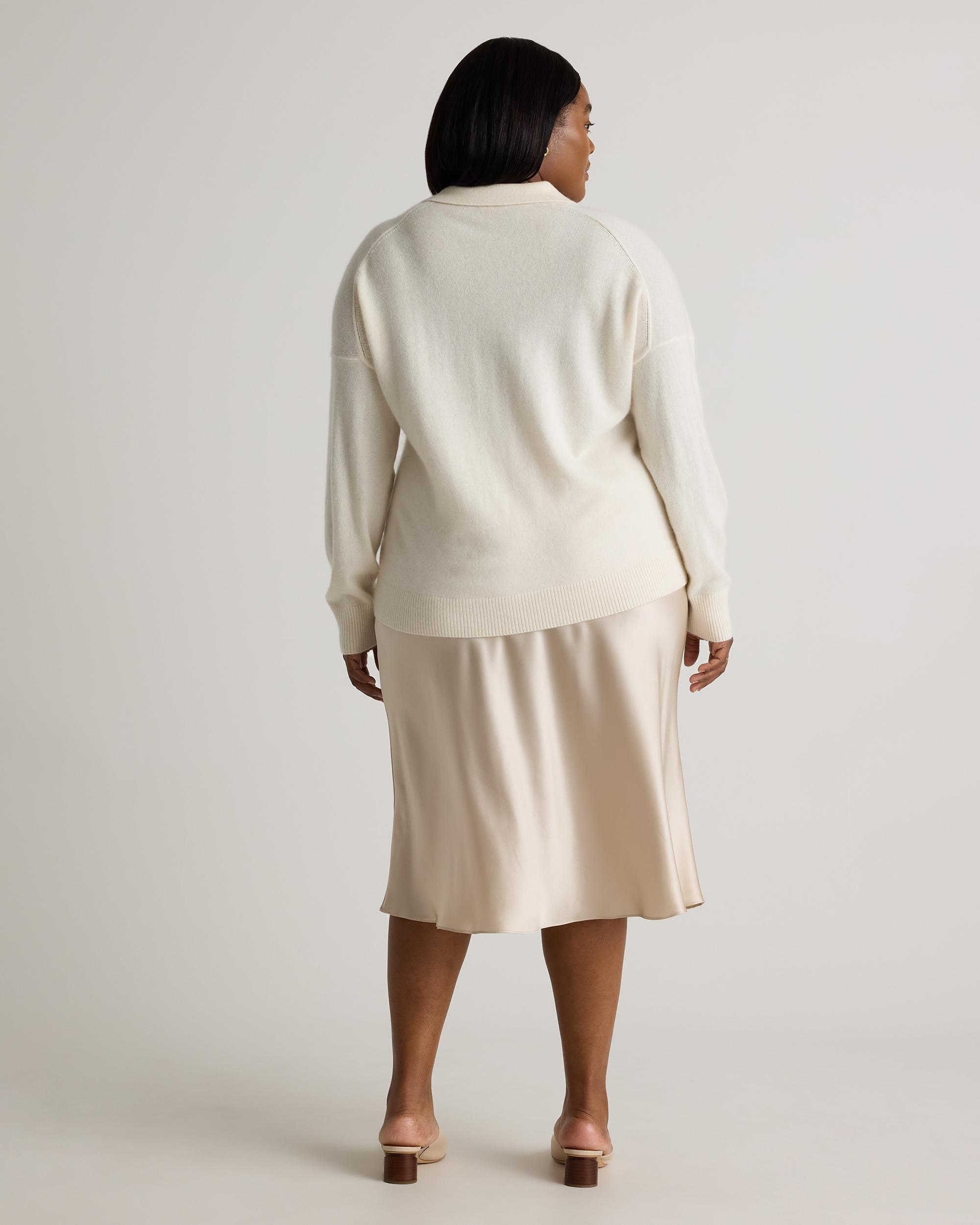 Quince | Women's Mongolian Cashmere Polo Sweater Product Image