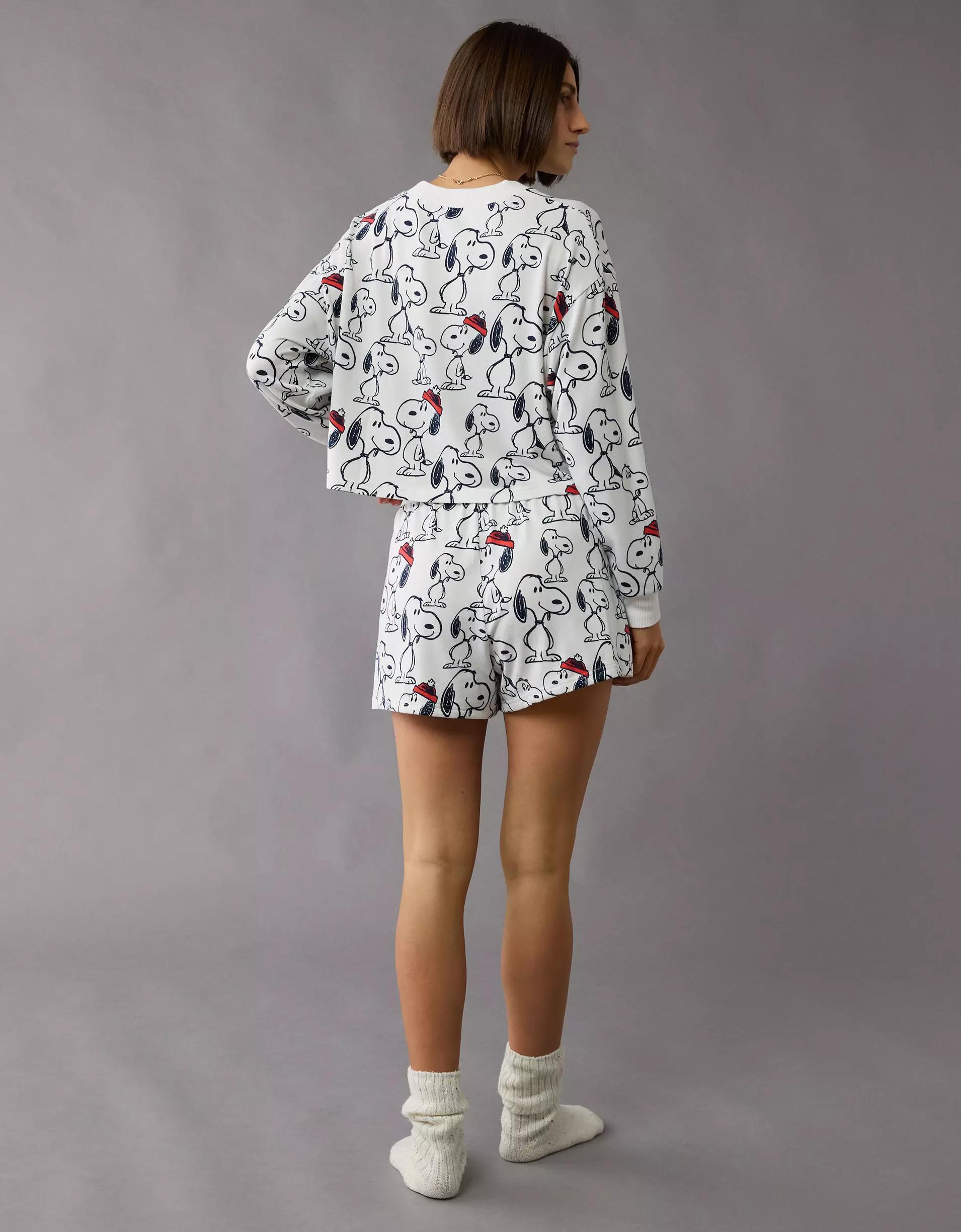 AE Snoopy Plush PJ Set Product Image