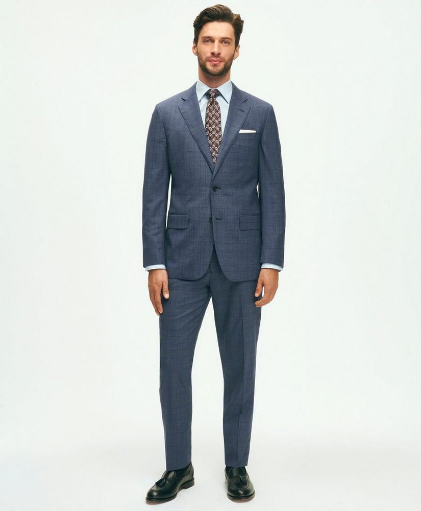 Slim Fit Wool Checked 1818 Suit Product Image