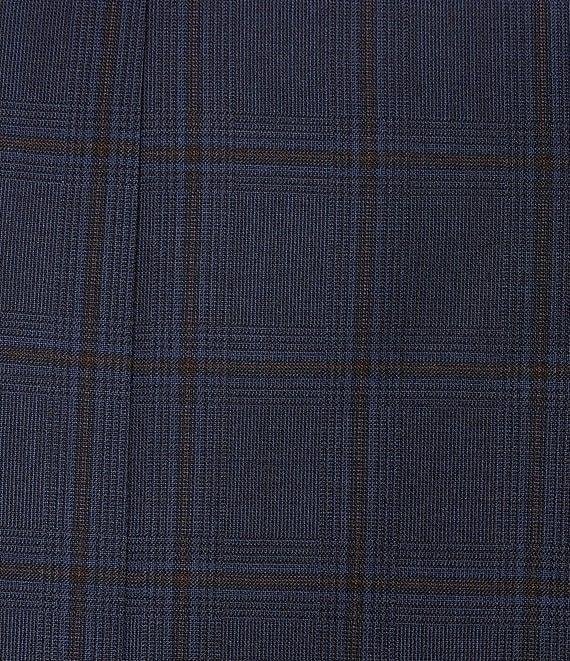 Hart Schaffner Marx Chicago Classic Fit Flat Front Plaid Pattern 2-Piece Suit Product Image