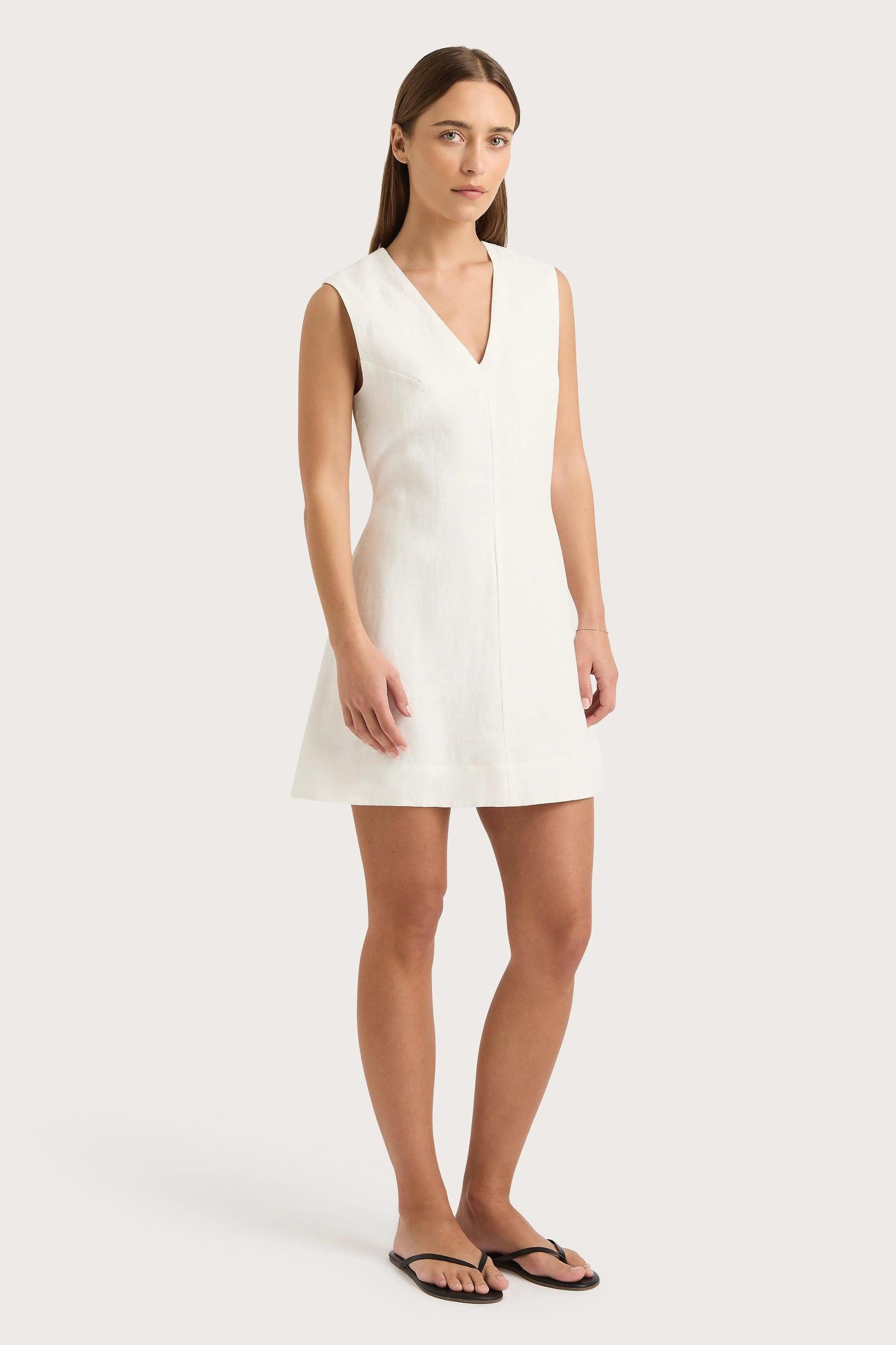 Daiane Mini Dress White Product Image
