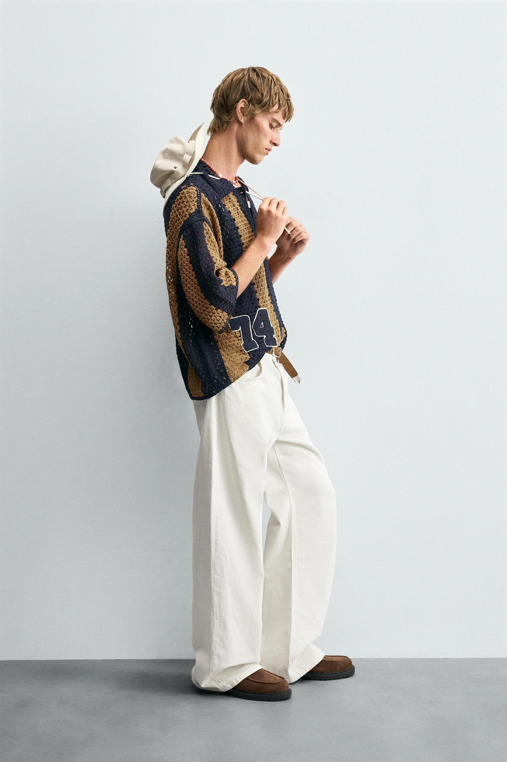 CROCHET PATCH SHIRT Product Image
