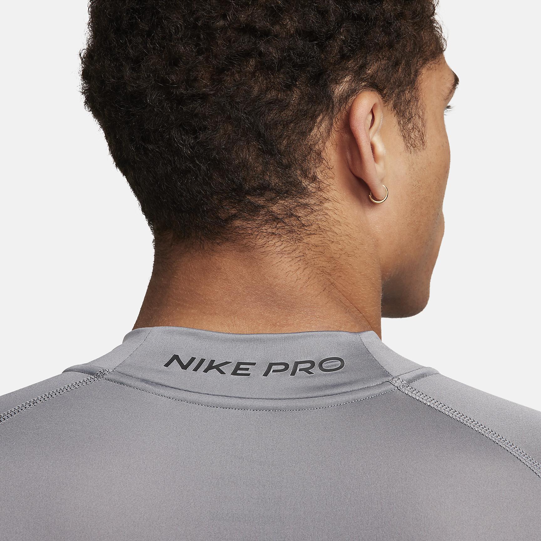 Nike Pro Men's Dri-FIT Fitness Mock-Neck Long-Sleeve Top Product Image
