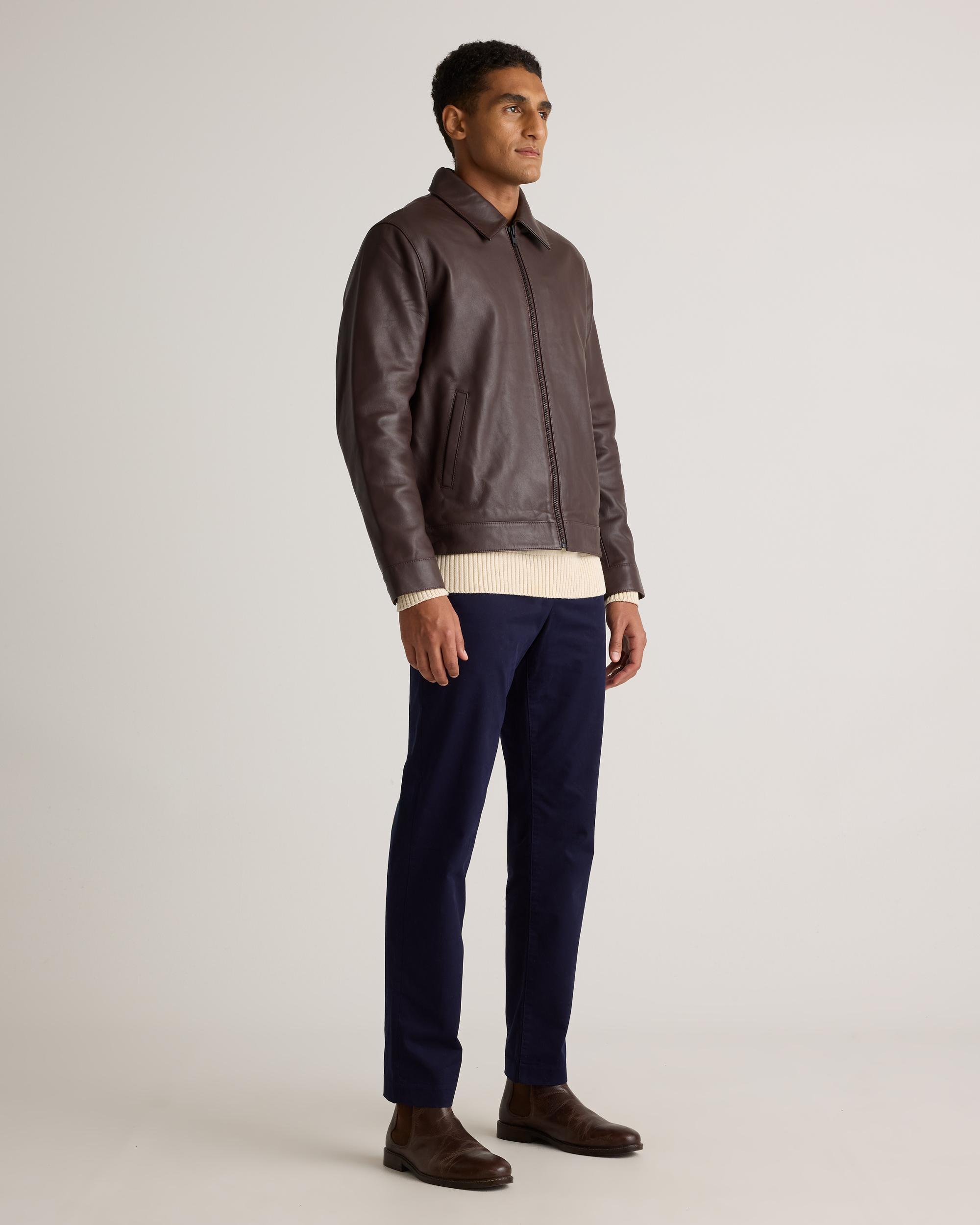 Quince | Men's Harrington Jacket Leather Product Image