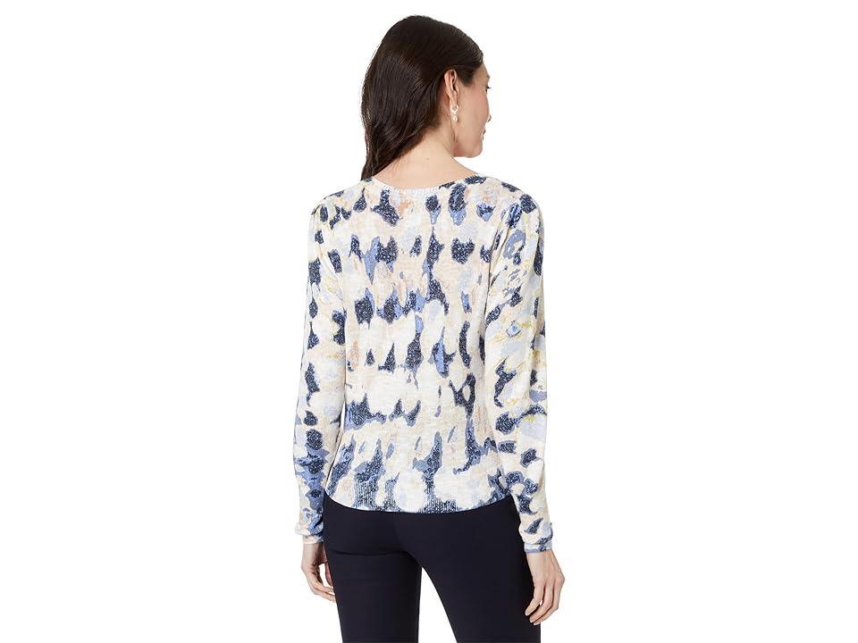 NIC+ZOE Rolling Clouds Sweater Multi) Women's Sweater Product Image