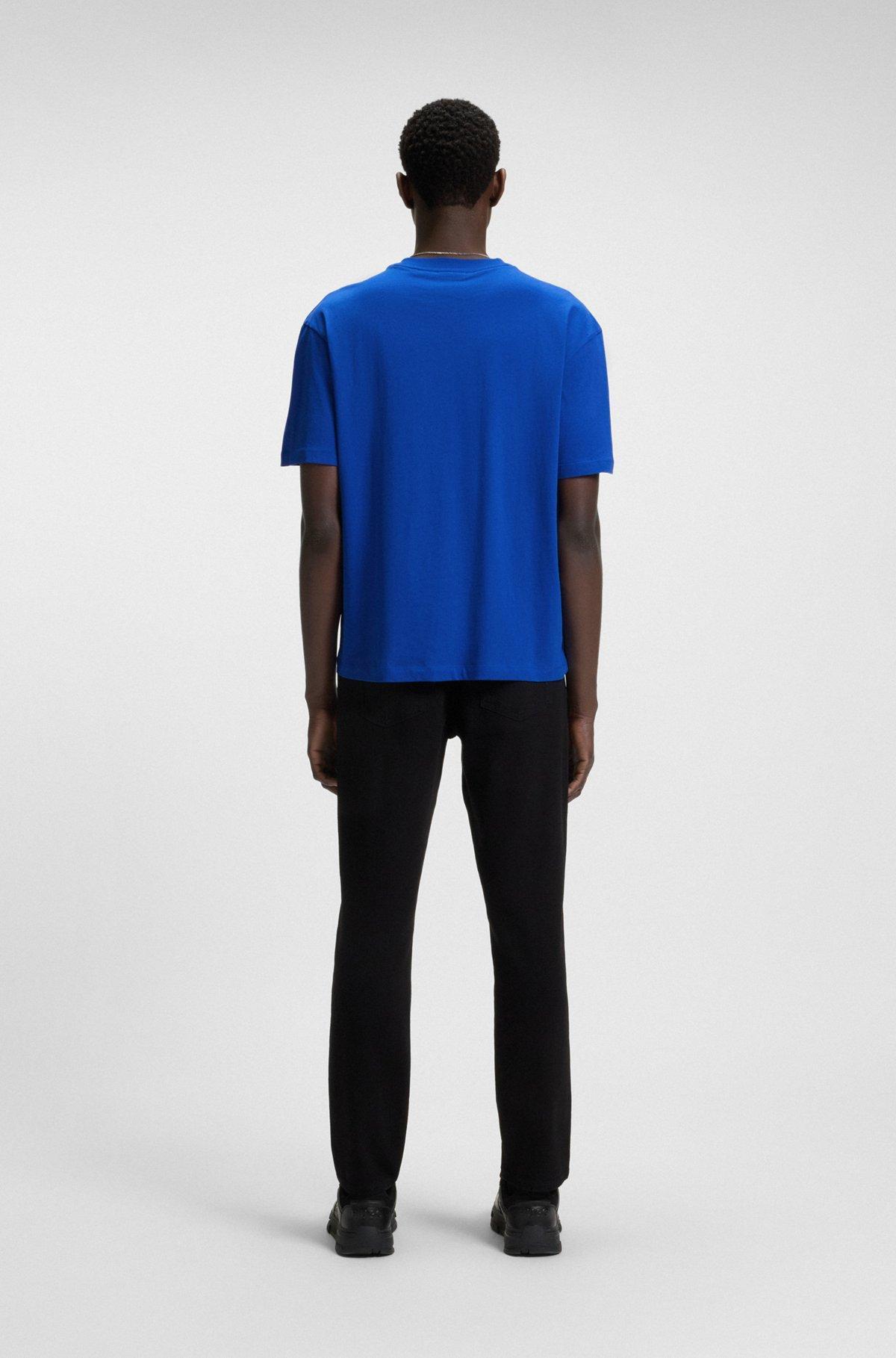 Cotton jersey T-shirt with mixed-print logo Product Image