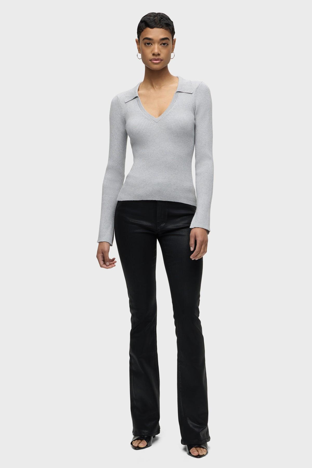 Long Sleeve V-Neck Popover Female Product Image