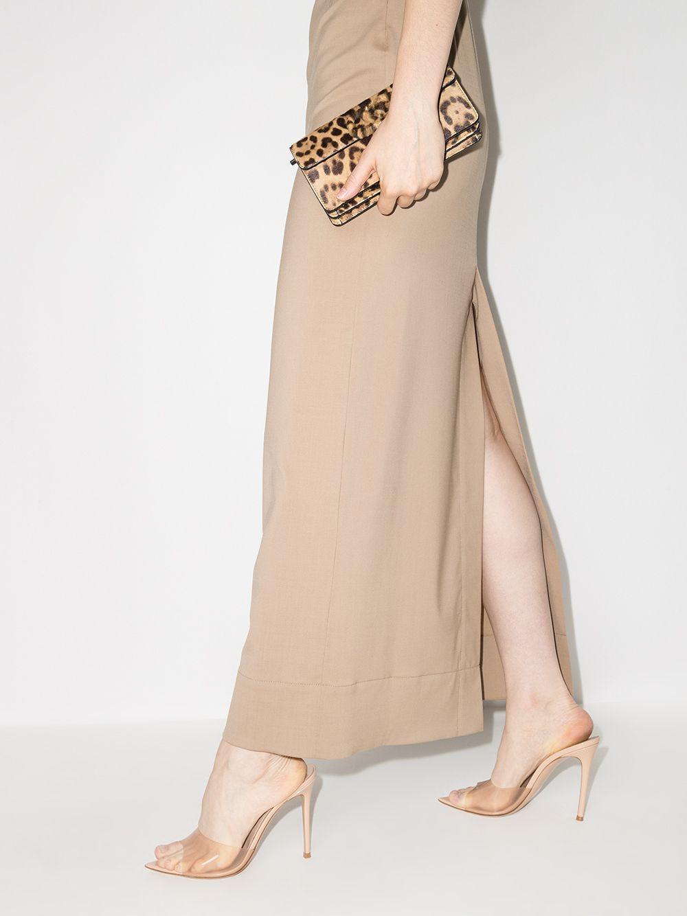 Elle 105mm transparent-strap mules Product Image