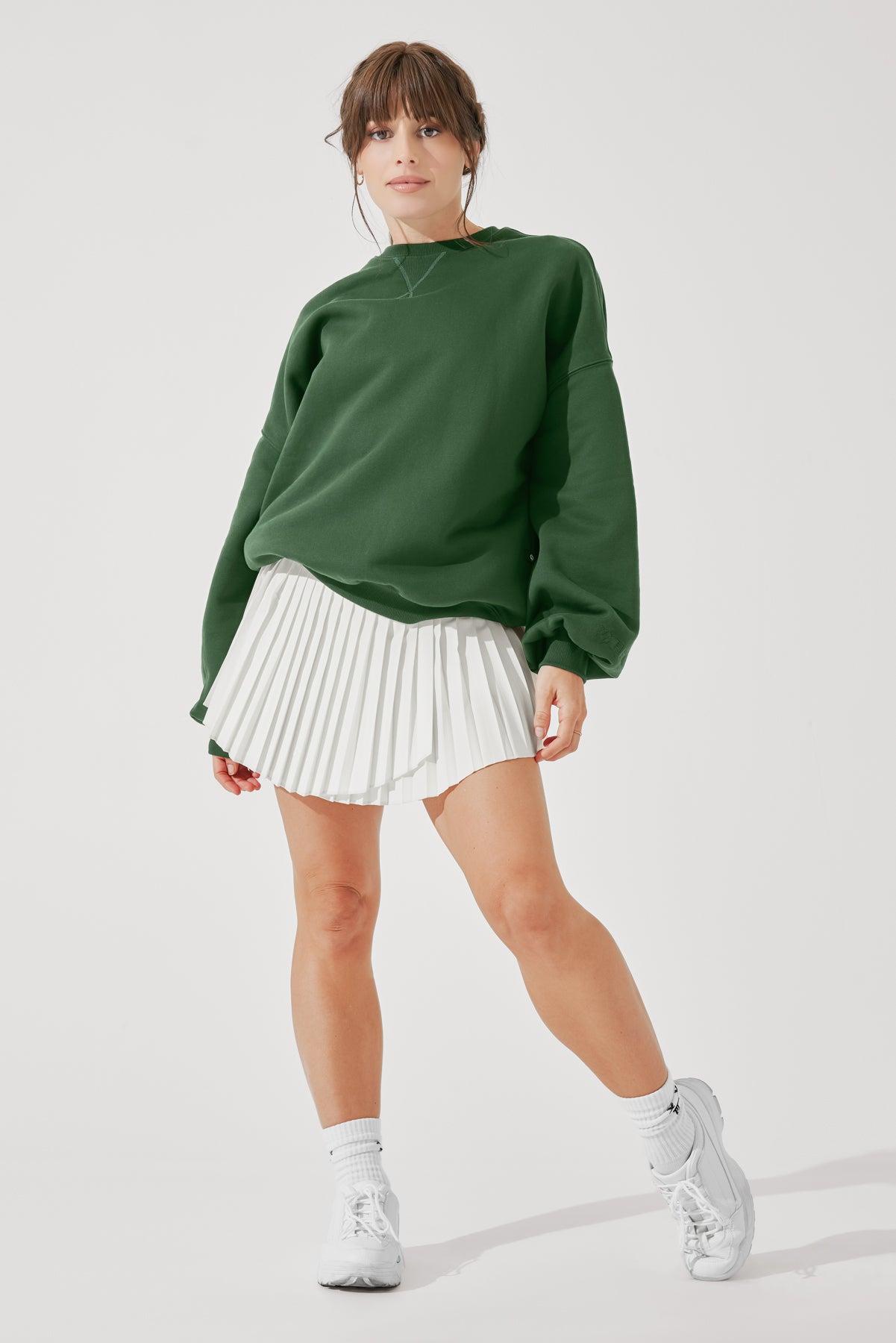 Cloud Crewneck Sweater - Merlot Product Image