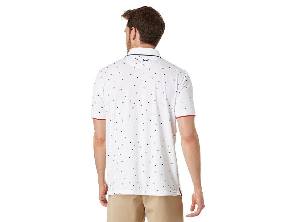 PUMA Golf Volition Skylight Polo (Bright /Navy Blazer) Men's Clothing Product Image