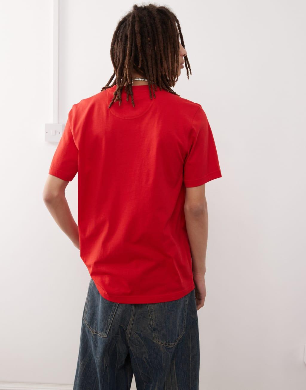adidas Originals Essentials Trefoil t-shirt in red Product Image