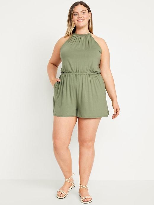 Sleeveless Romper -- 3-inch inseam Product Image