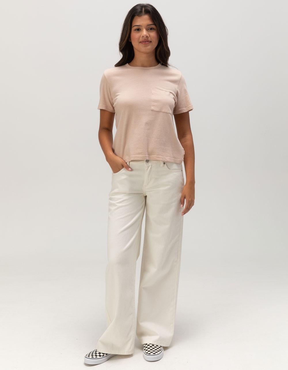 BRIXTON Carefree Womens Pocket Tee - LIGHT PINK Product Image