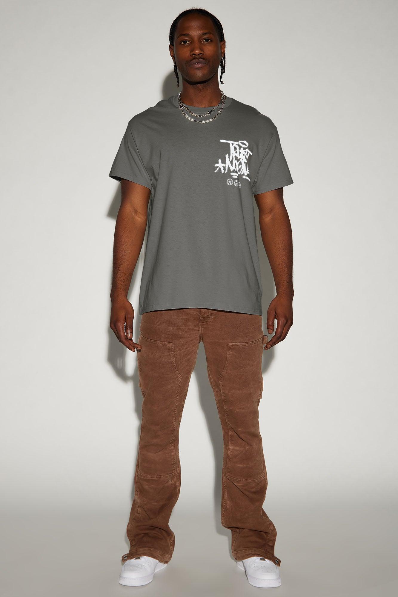 Beware Of Snakes Short Sleeve Tee - Charcoal Product Image