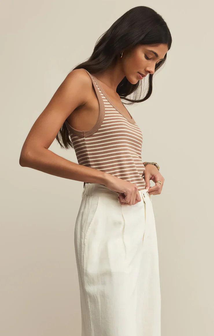 Z Supply Elin Stripe Rib Tank Product Image