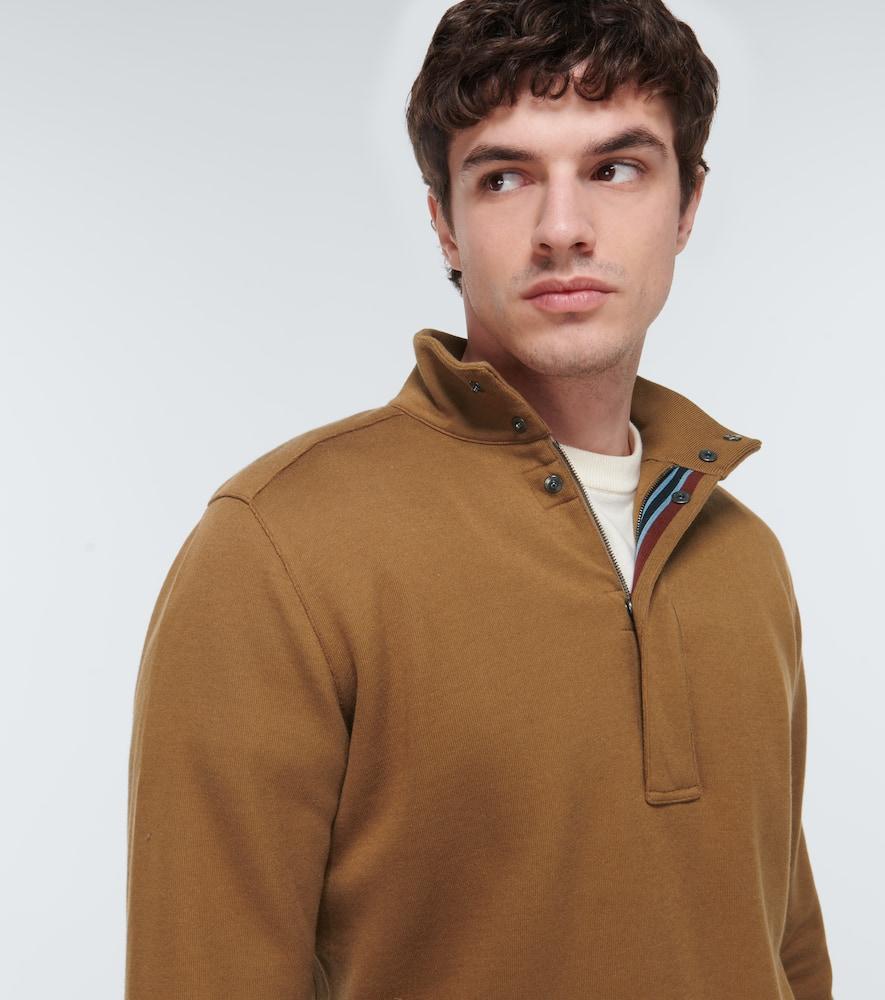 LORO PIANA Whitney Cotton And Cashmere Jersey Sweatshirt In Desert Mist Product Image