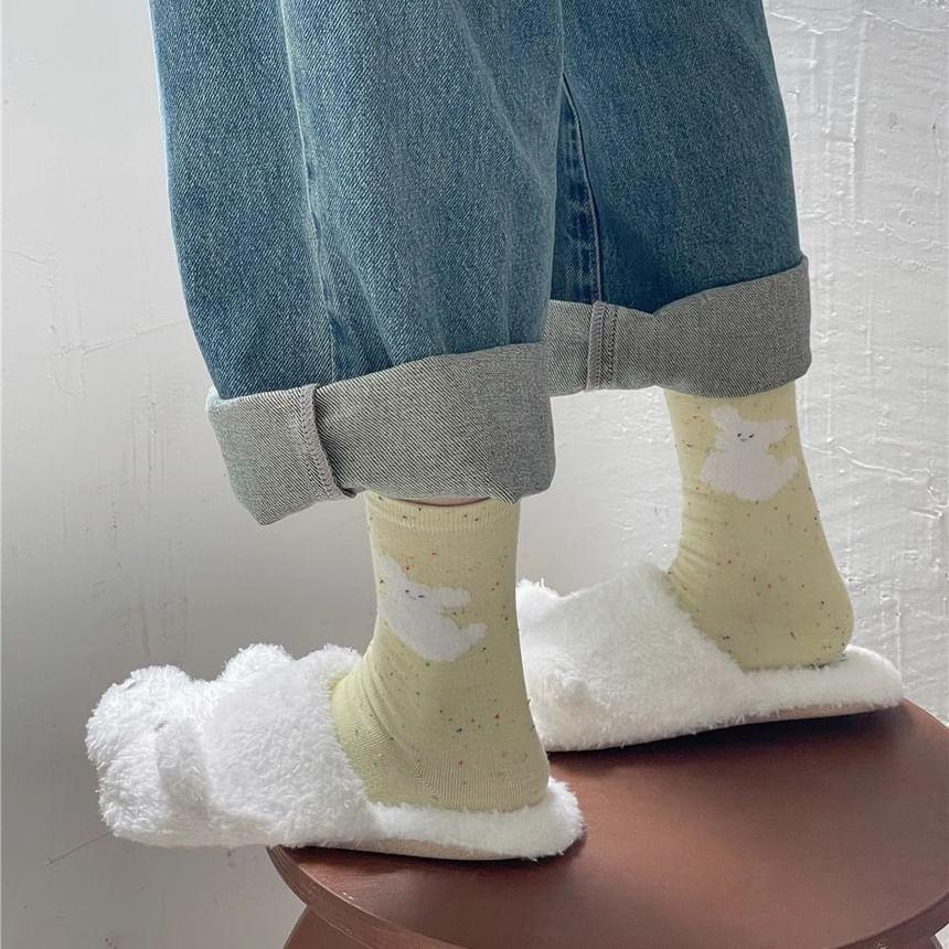 Cartoon Dog Crew Socks Product Image