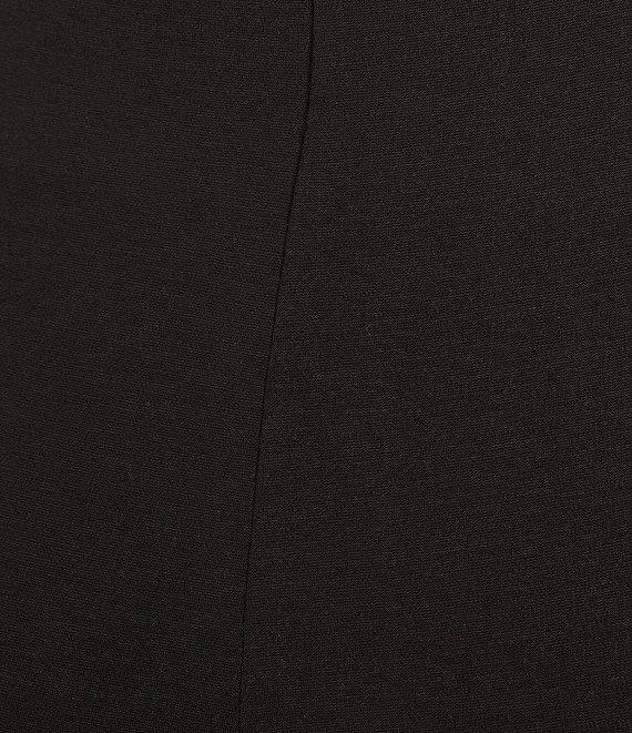 Slim Factor by Investments Lightweight Ponte Knit No Waist Wide Leg Crop Pants Product Image