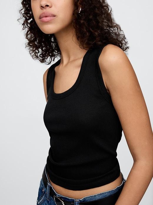 Rib Scoop Tank Top Product Image