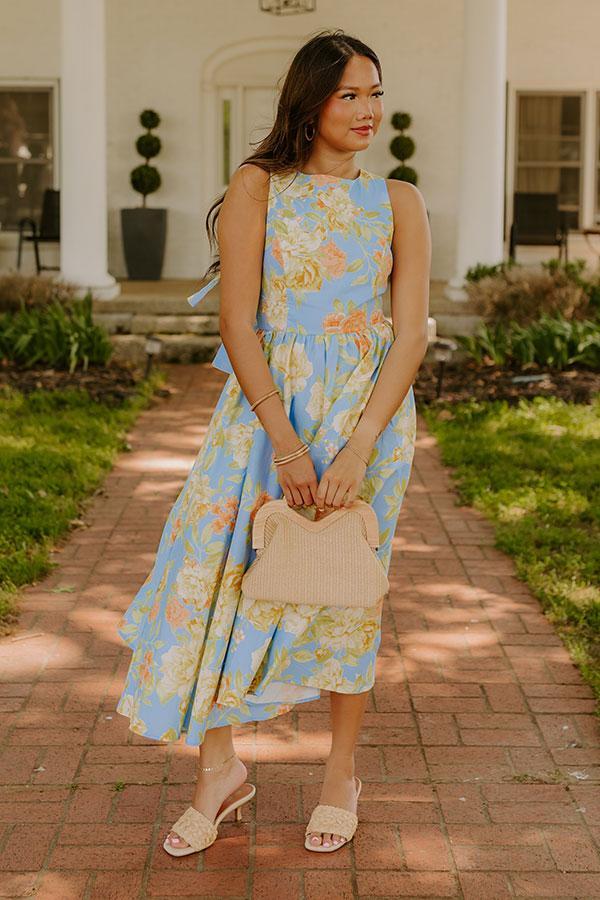 Rose Parade Floral Midi Dress Product Image