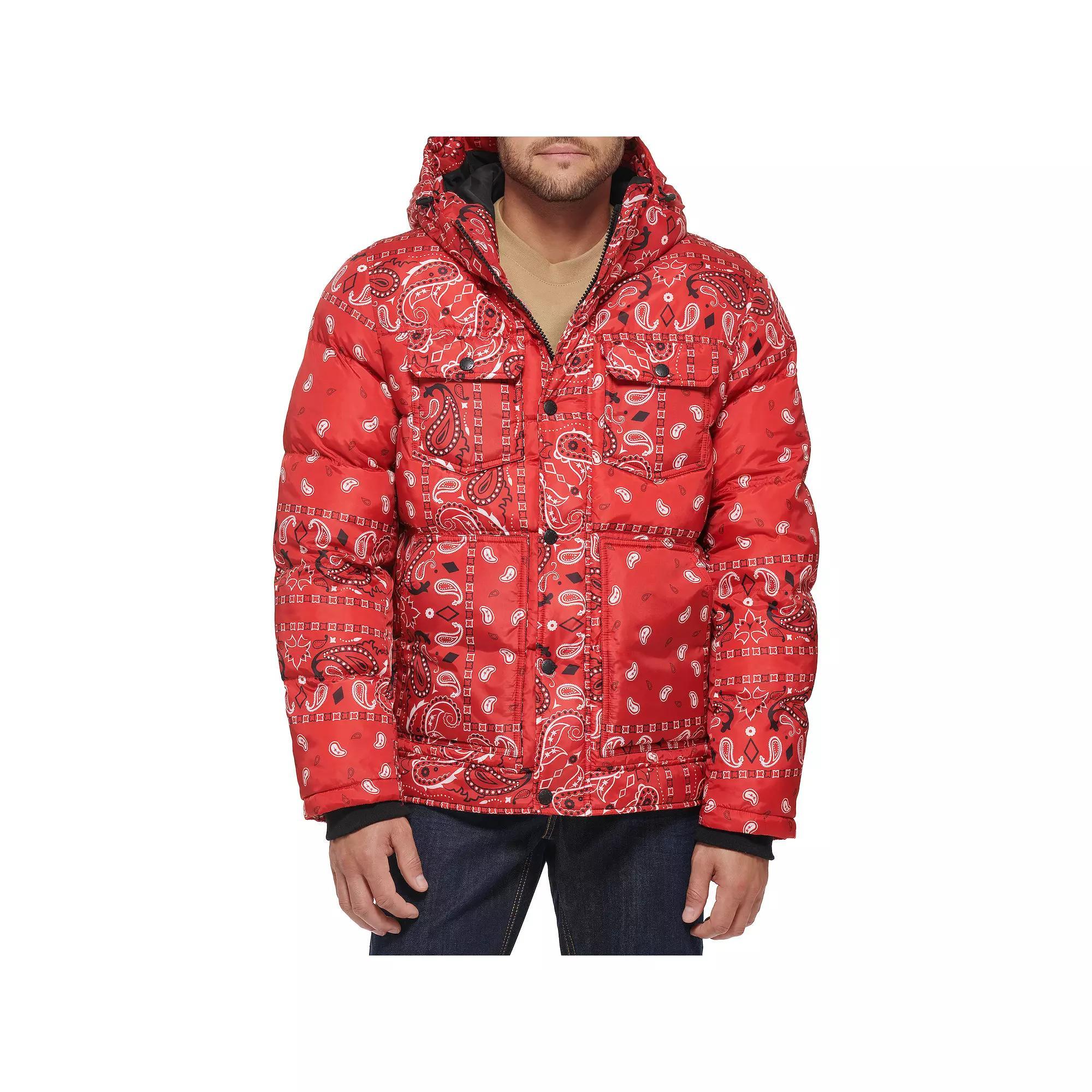 Mens Levis Heavyweight Hooded Puffer Jacket Product Image