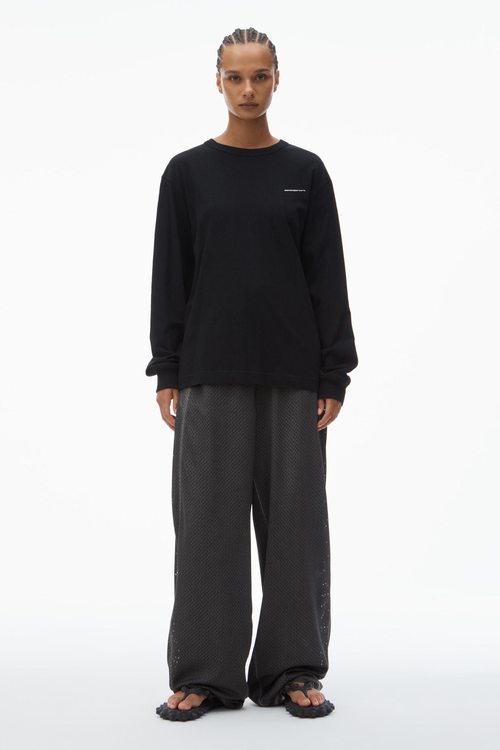 Unisex Long Sleeve Tee In High Twist Jersey Product Image