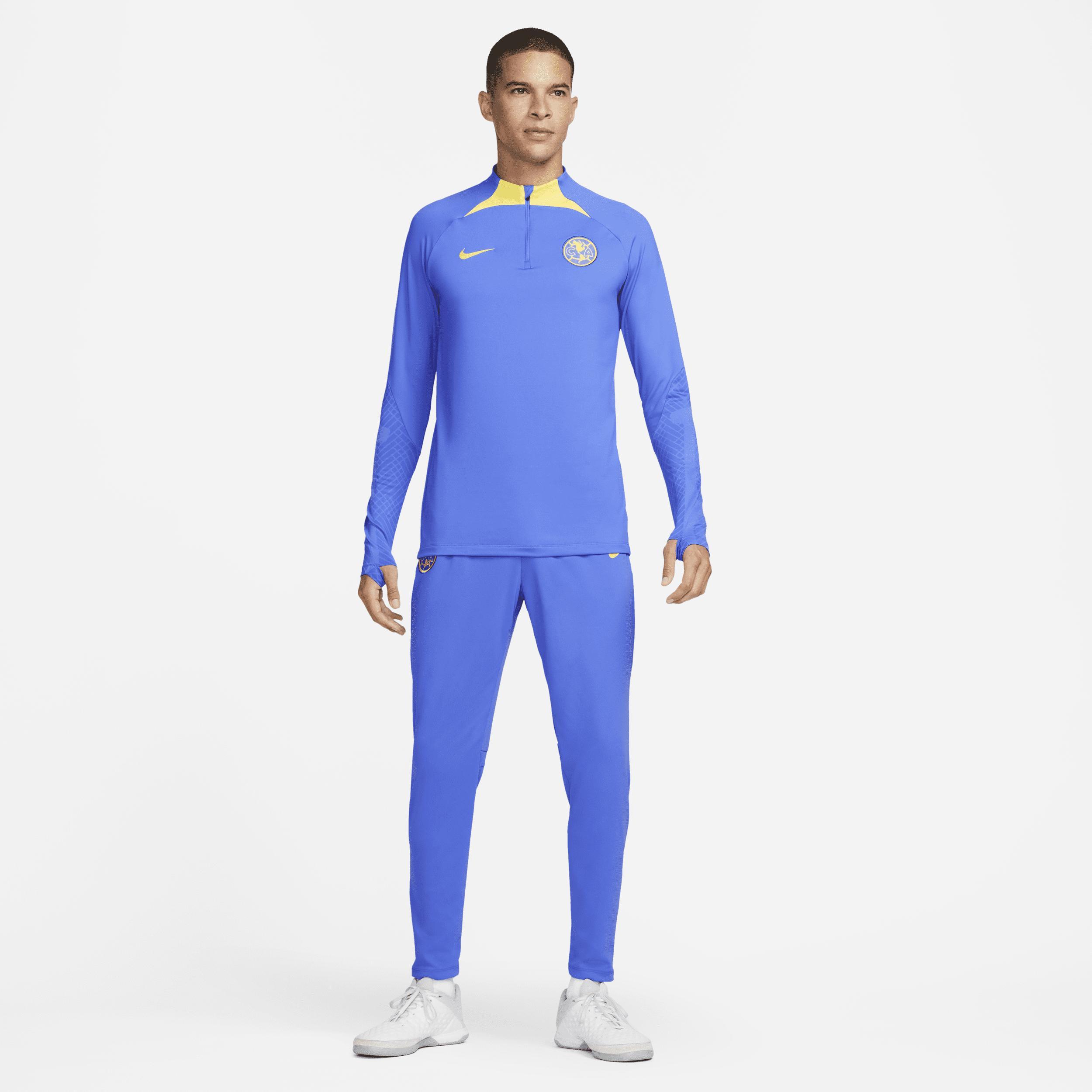 Mens Nike Blue Club America 2022/23 Strike Drill Performance Raglan Quarter-Zip Long Sleeve Top Product Image
