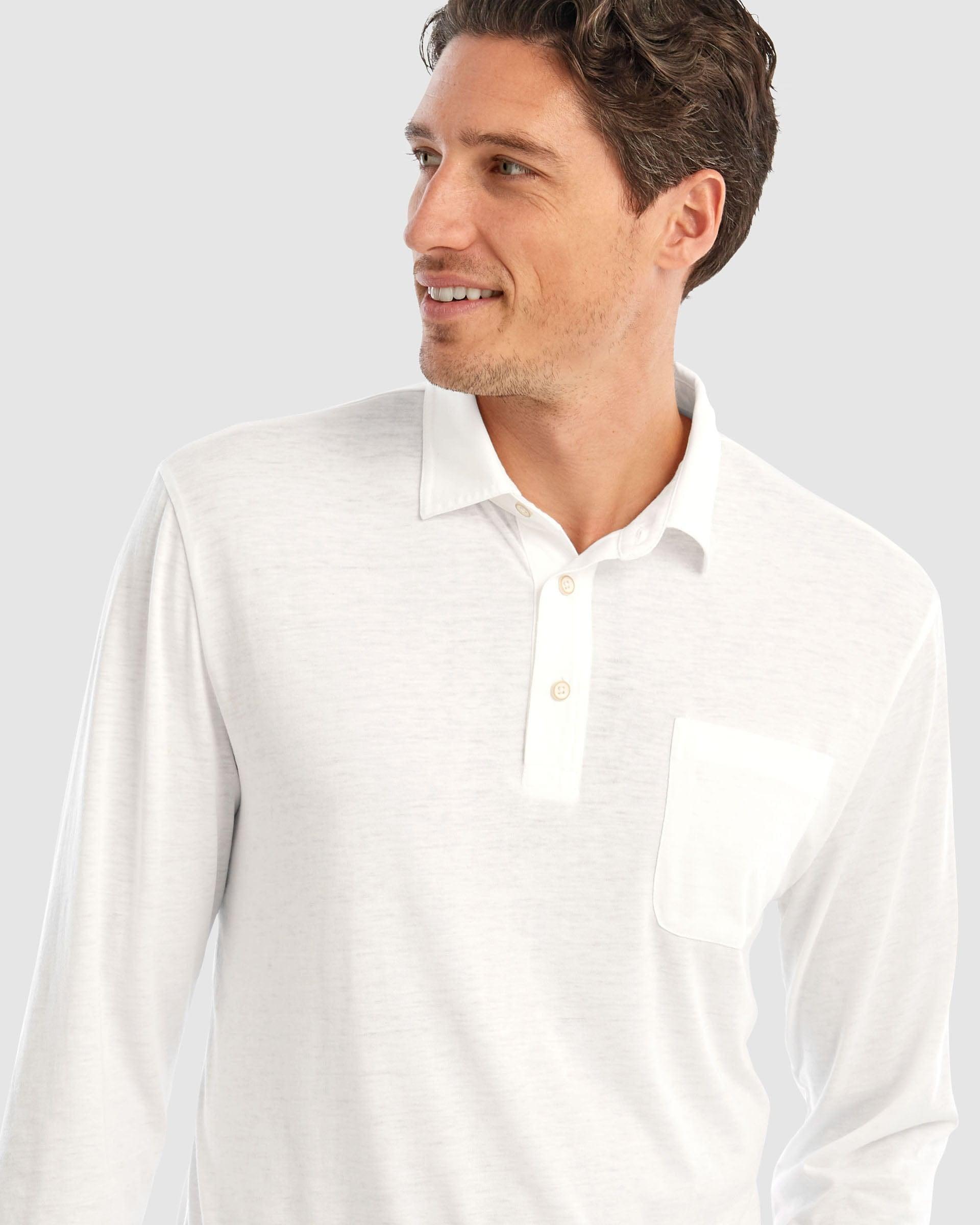 johnnie-O Clay Long Sleeve Polo Product Image