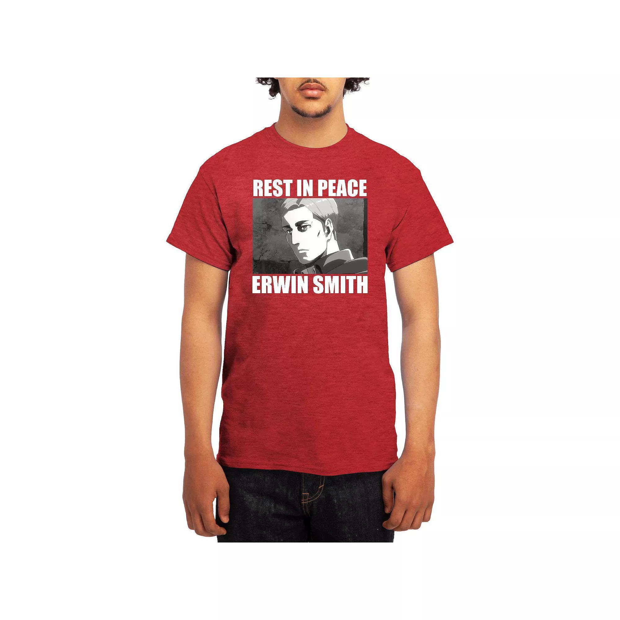 Men's Attack on Titan Eren & Mikasa Tee, Boy's, Size: Small, Green Product Image