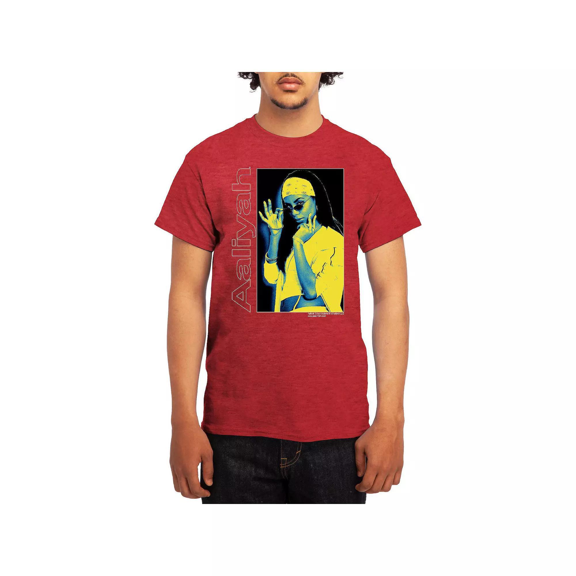 Men's Aaliyah Modern Two-Tone Sunglasses Tee, Size: XL, Turquoise Product Image