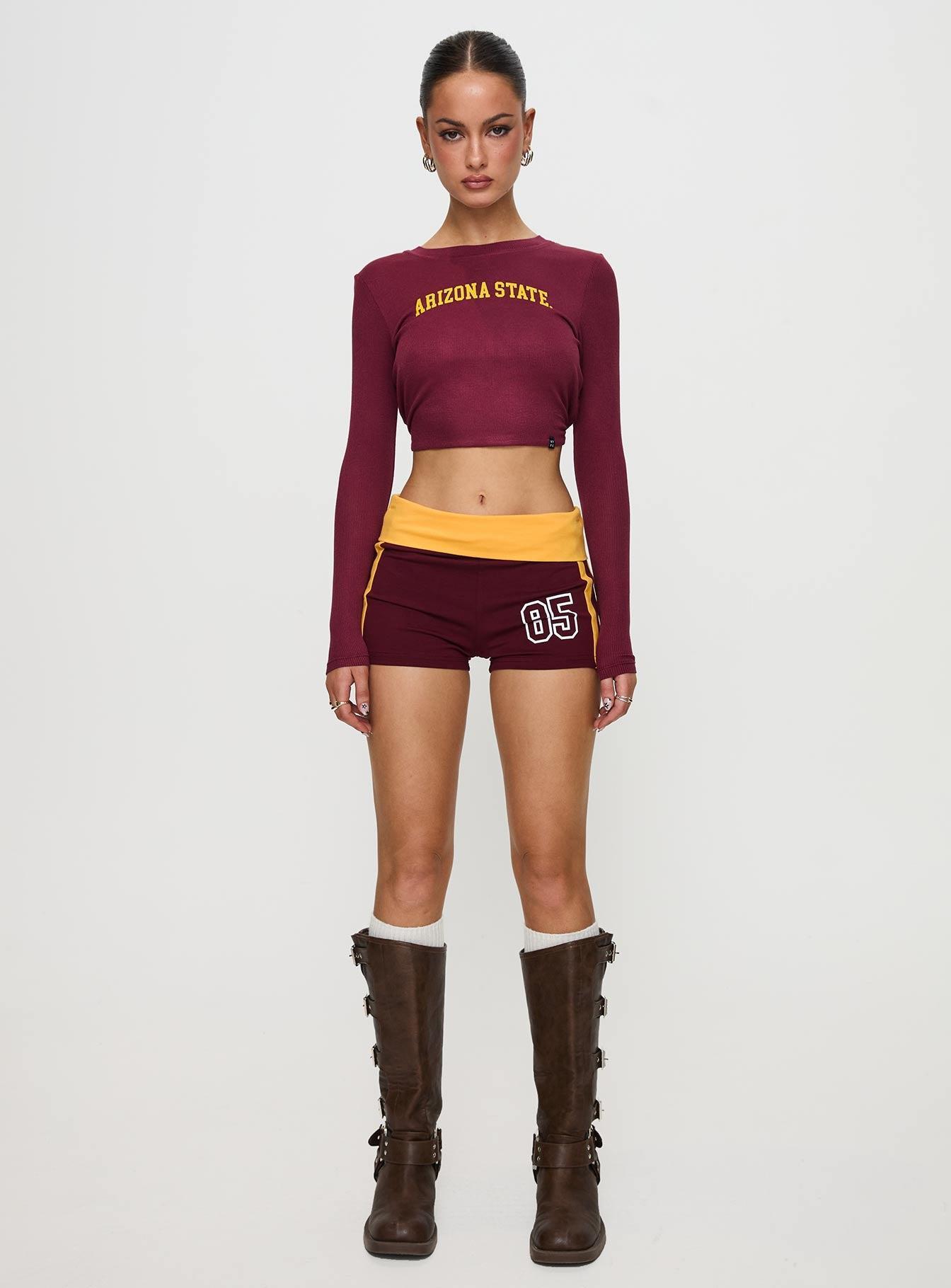 ASU Bring It Back Top Maroon Product Image