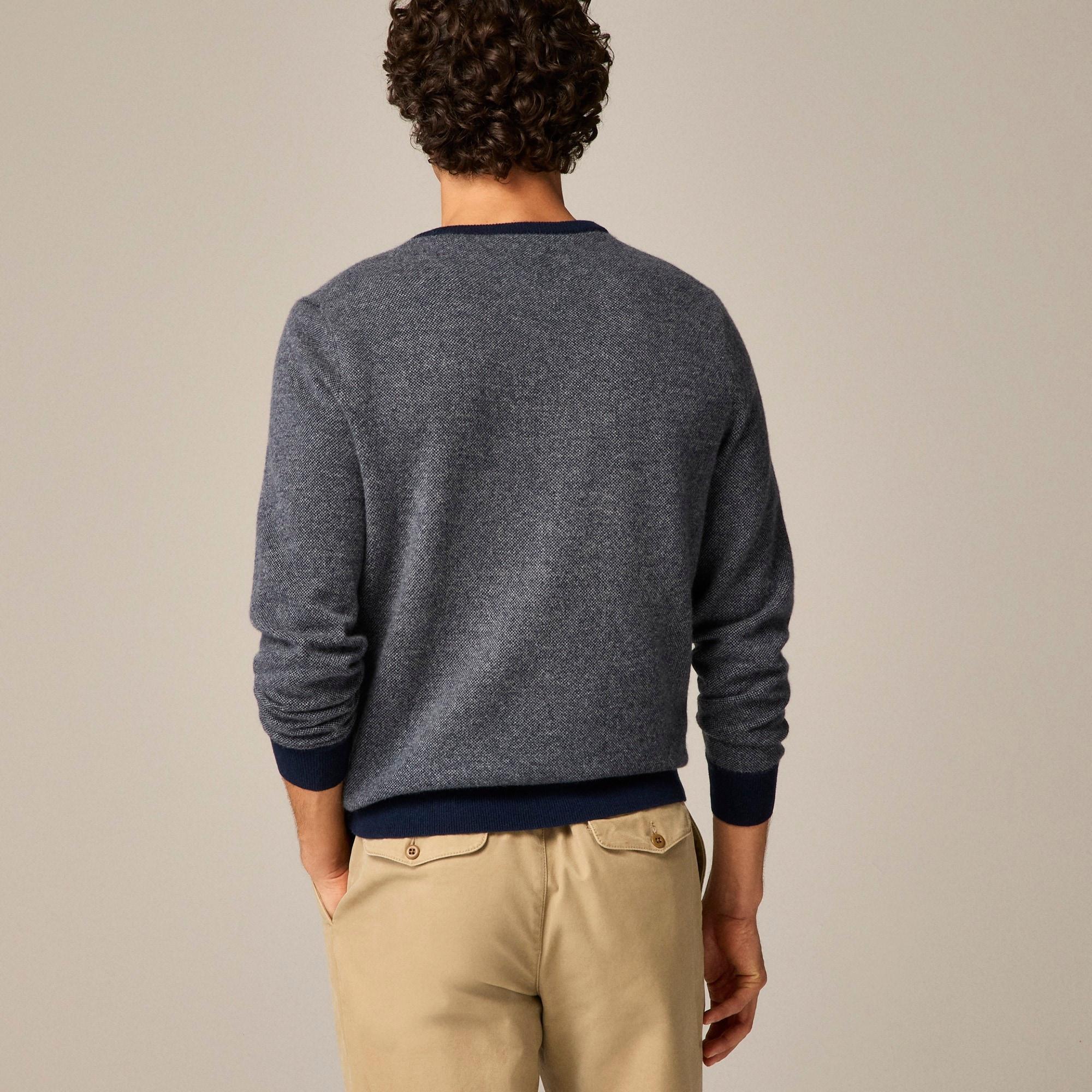 Cashmere sweater in bird's-eye Product Image