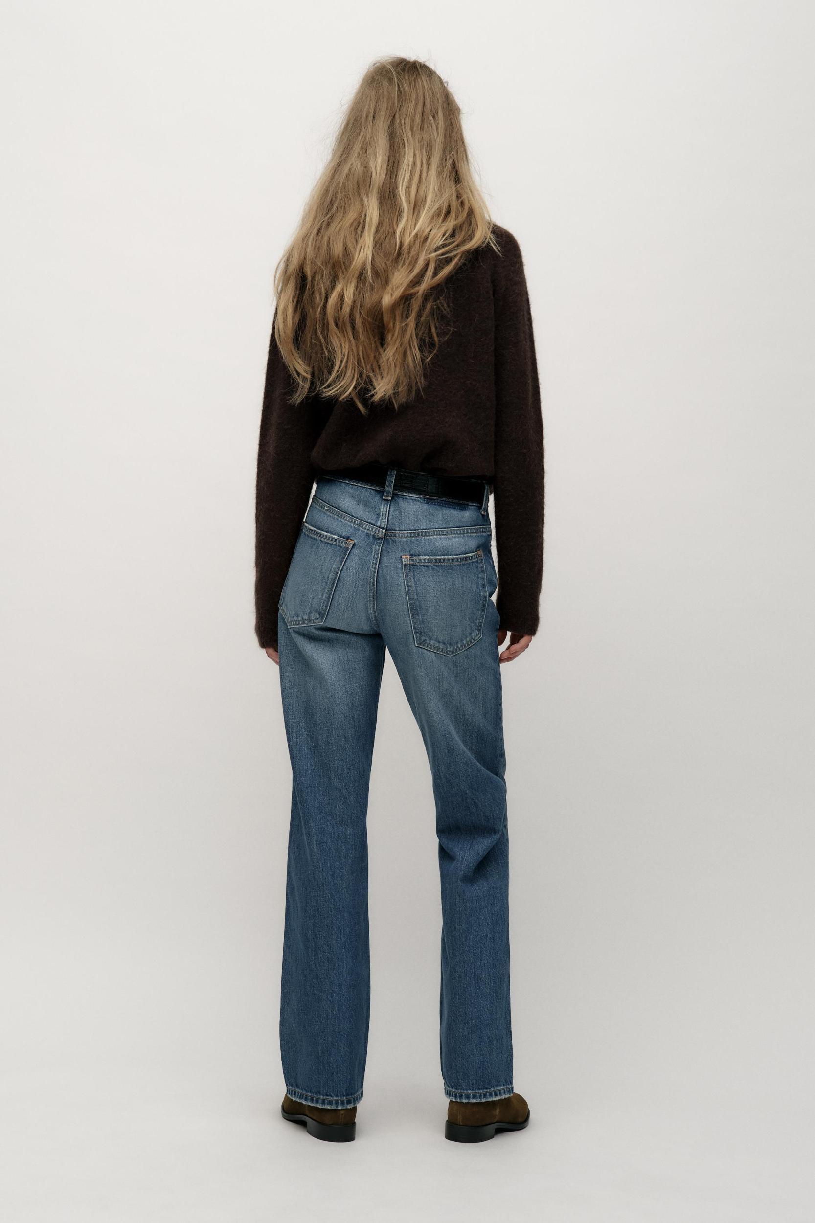 STRAIGHT LEG LONG LENGTH Z1975 JEANS WITH A HIGH WAIST Product Image