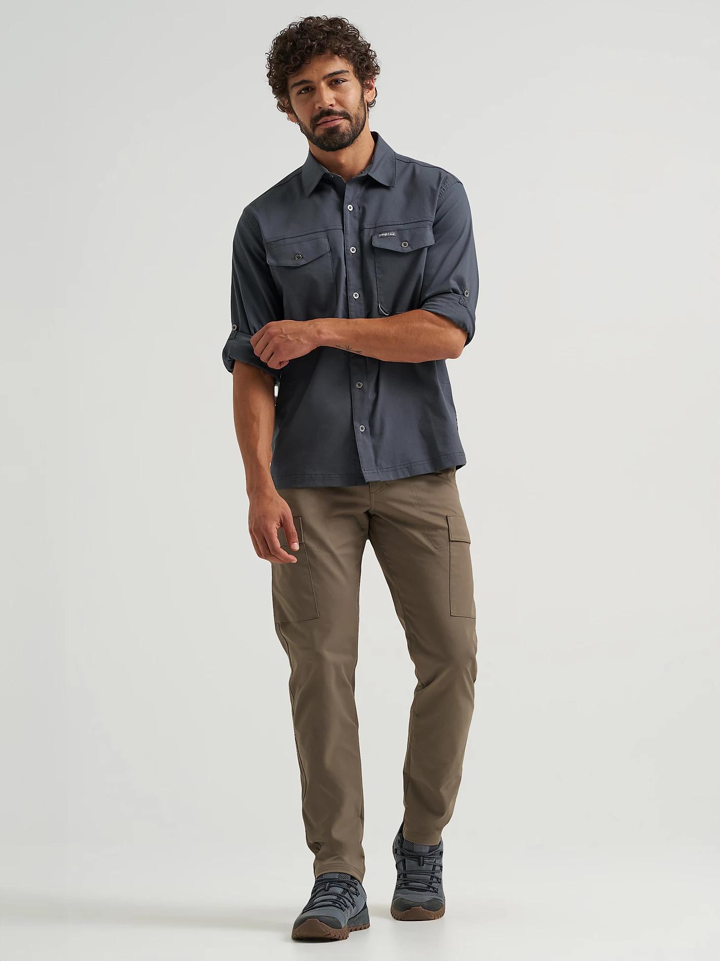 Men's Outdoor Stretch Solid Shirt | Men's SHIRTS | Wrangler® Product Image