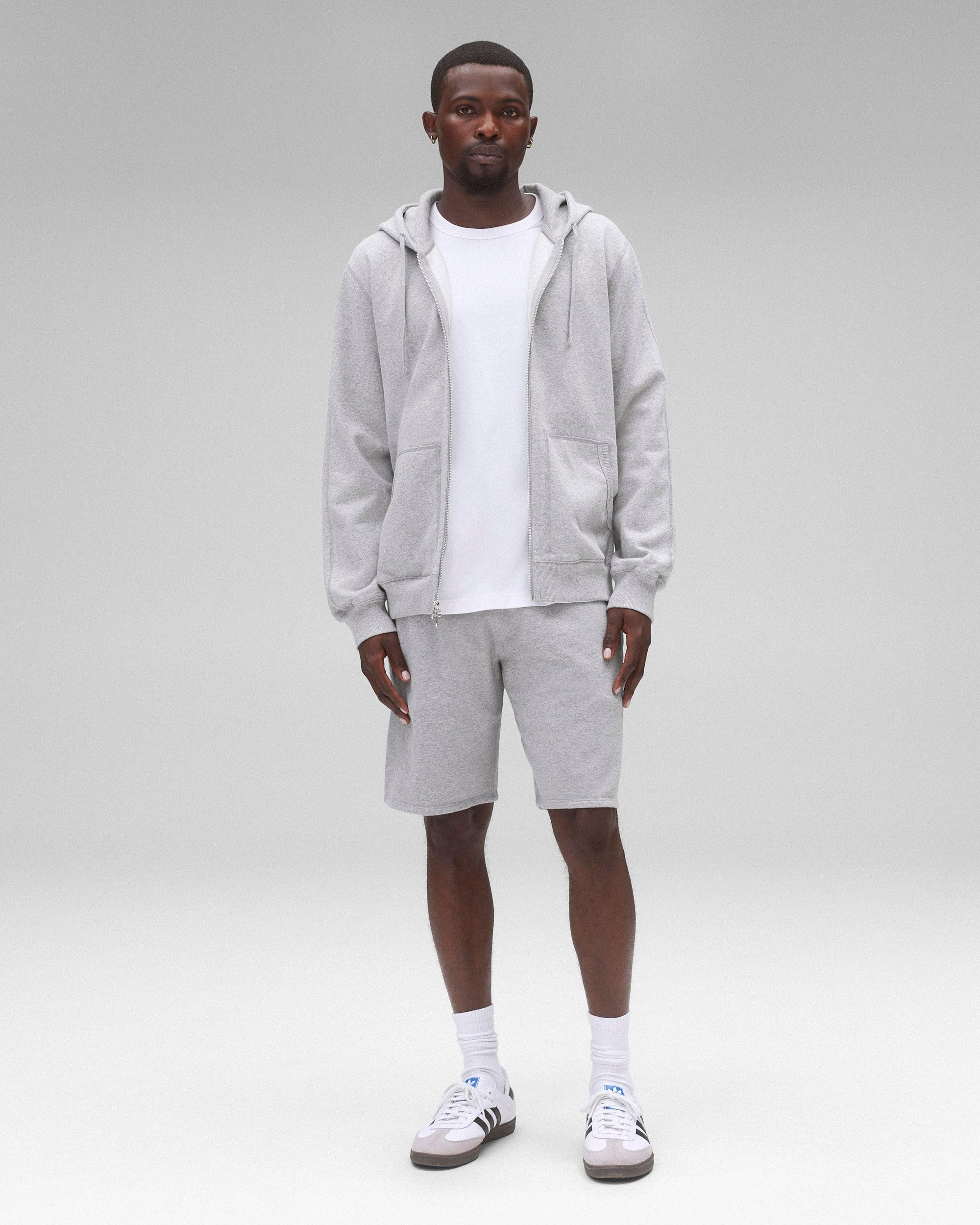 Midweight Terry Half Zip Standard Hoodie Male Product Image