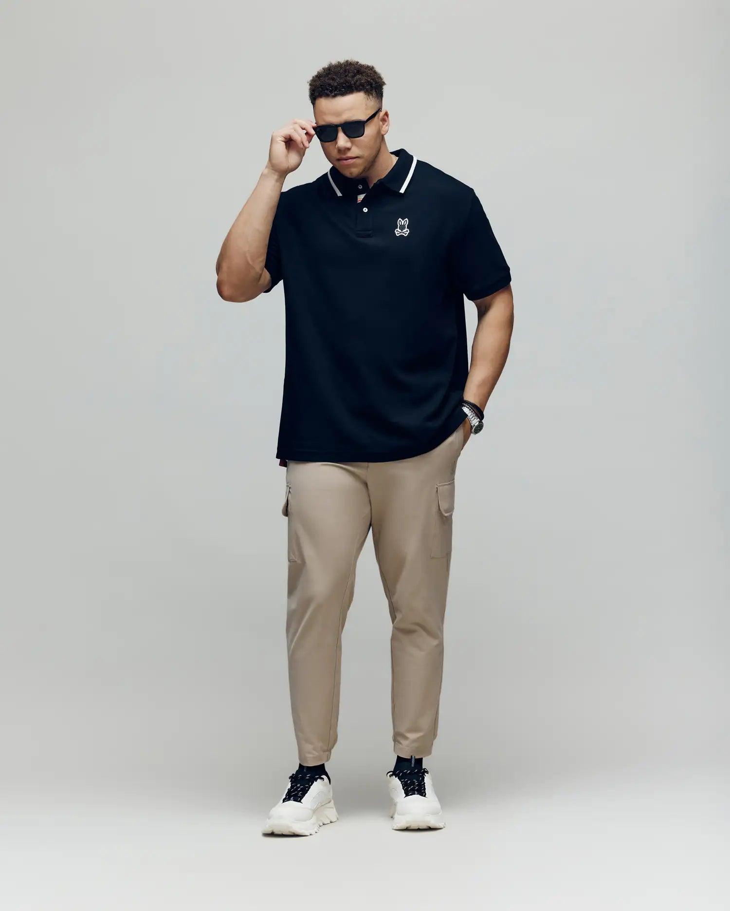 MENS BIG & TALL FENLEY PIQUE POLO - BT0100004 Product Image